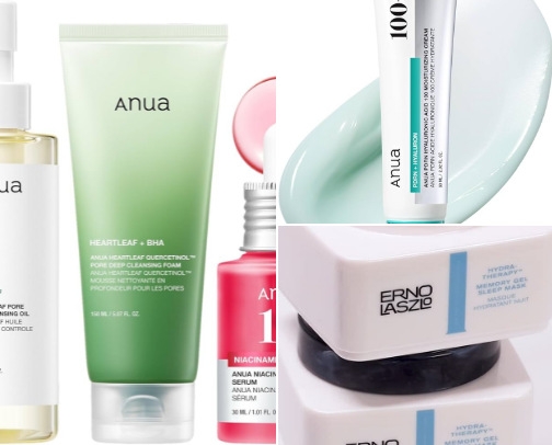 Skin care cover photo collage