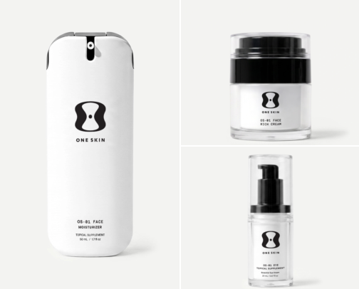 OneSkin Peptide Skincare for Face, Body, Lips & Hair cover photo collage