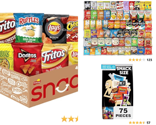 Kids/Adult Snacks cover photo collage