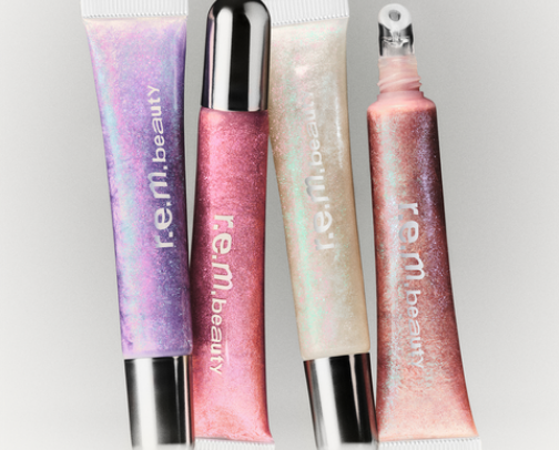 REM beauty spicy gloss cover photo collage