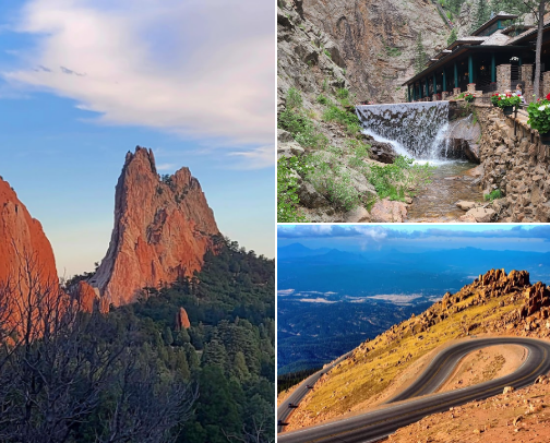 Colorado Springs Travel Guide cover photo collage