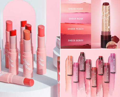 Tinted lip balms under $10 cover photo collage
