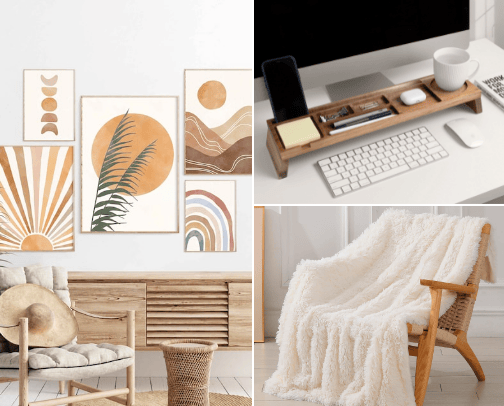 Home accessories cover photo collage