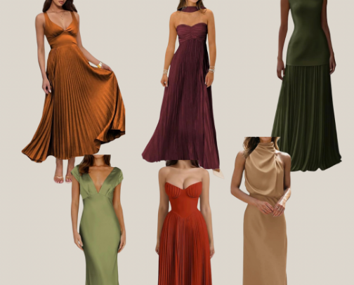 Amazon Fall Wedding Guest Dresses cover photo collage