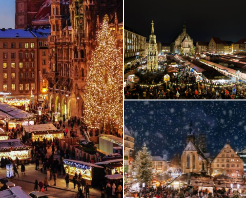 European Christmas Markets cover photo collage