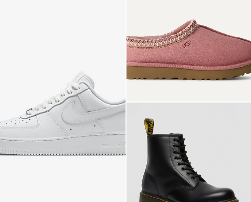 The favorite shoes cover photo collage