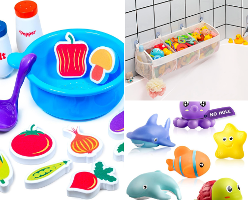 Bath-time struggles no more cover photo collage