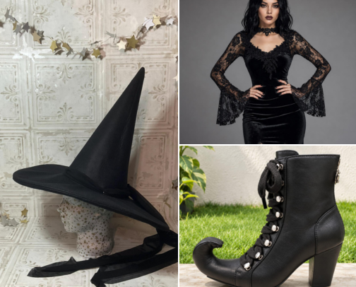 Simple & Chic Halloween Costume Ideas cover photo collage