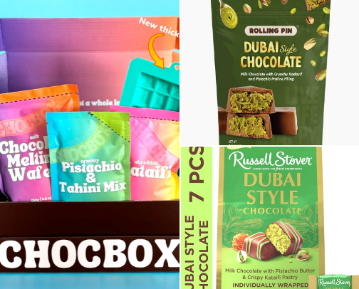 Best Dubai chocolates! 🍫💚 cover photo collage