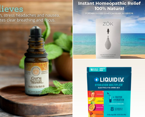 Migraine Must Haves cover photo collage