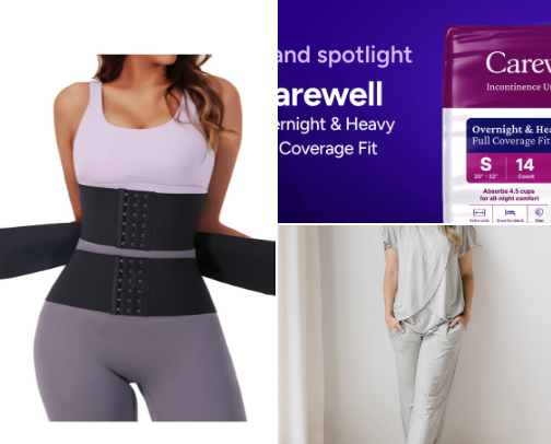 Mommy Care items cover photo collage