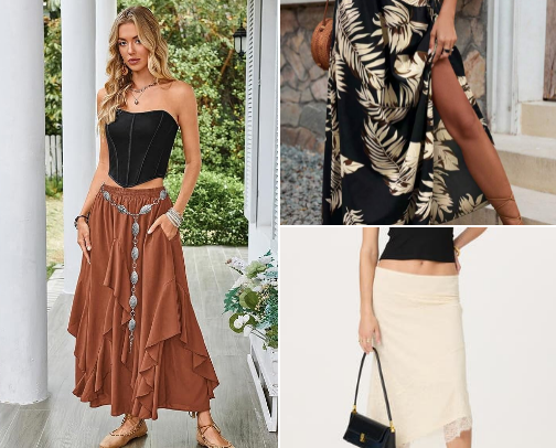 Living in These Skirts Lately and Feeling So Me Again cover photo collage