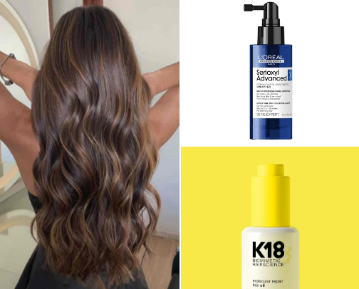 Products to boost Hair growth👩🏻 cover photo collage