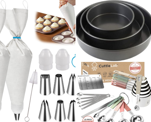 Bake Like a Pro: Must-Have Baking Essentials cover photo collage