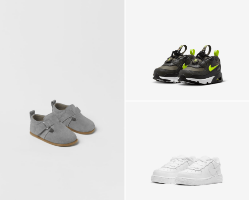 Baby shoes👟 cover photo collage
