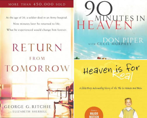 Spiritual journeys inspired by Return from Tomorrow: The Stunning True Story of a cover photo collage