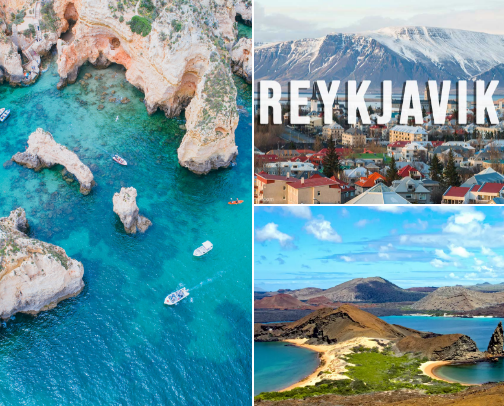 Best holiday places cover photo collage