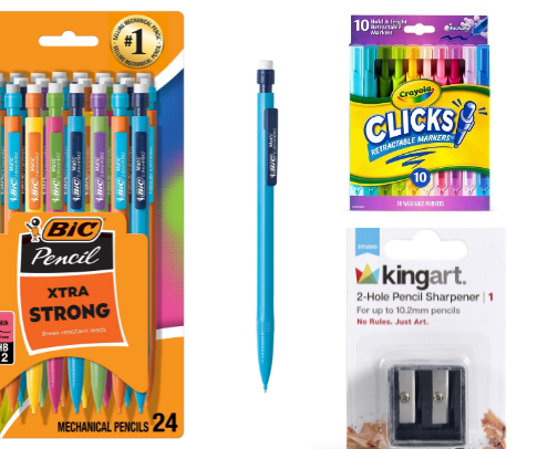 School Supplies cover photo collage