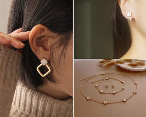 Accessories and jewellery cover photo collage