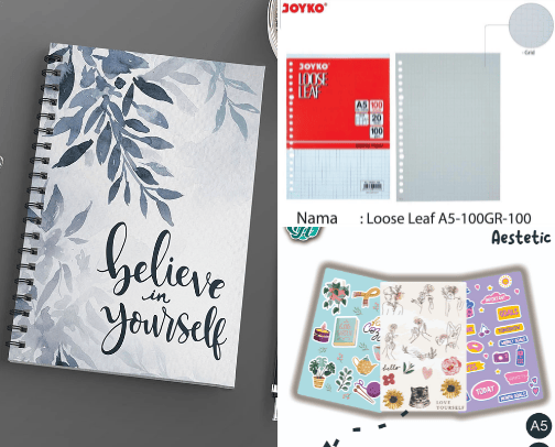 Beberapa rekomendasi Stationary untuk produktivitas cover photo collage