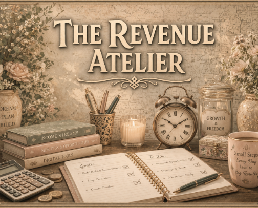 The Revenue Atelier cover photo collage