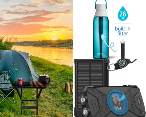🏕️ Budget Camping Essentials cover photo collage