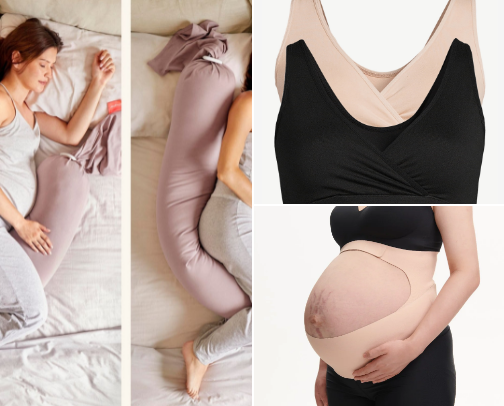 Pregnancy Essentials…from a third time mom. cover photo collage