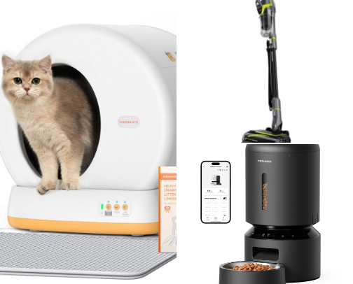 Pet products cover photo collage