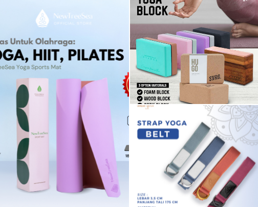 Yoga Essentials for Daily Balance & Relaxation cover photo collage