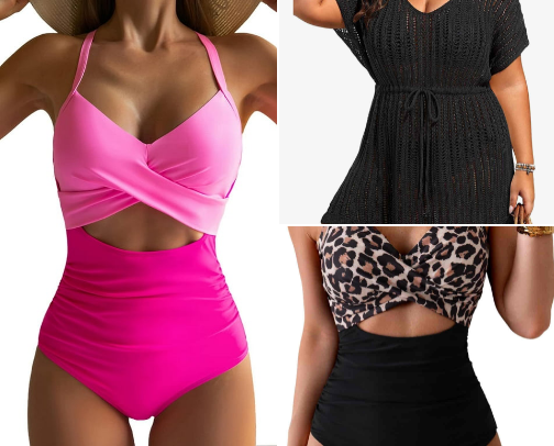 Women’s clothes cover photo collage