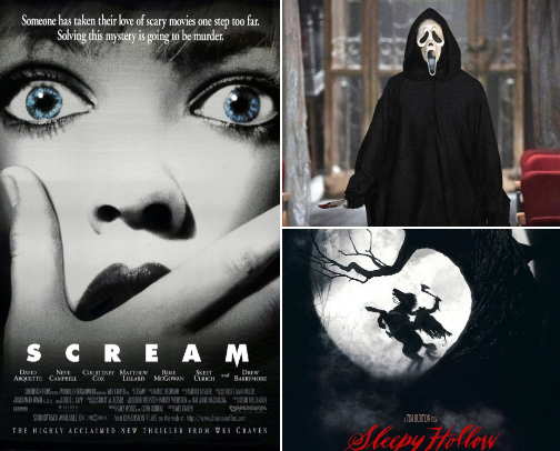 Halloween movies cover photo collage