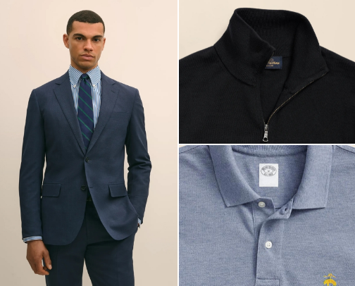 The Life That Looks Better In Brooks Brothers cover photo collage