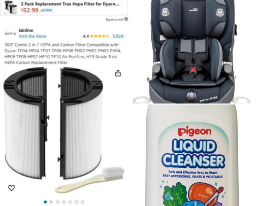 Must have items for baby/toddler cover photo collage