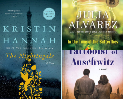 book recs and reviews  as a woman who has appreciation of literature & story telling cover photo collage