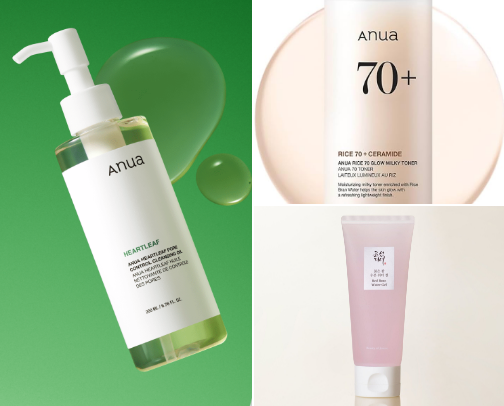 Korean Skincare That Actually Works ✨️ cover photo collage