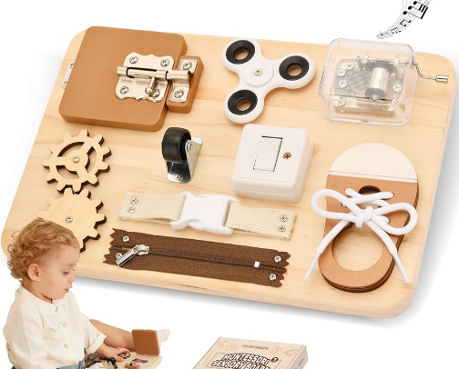 Montessori Toys for Toddlers cover photo collage
