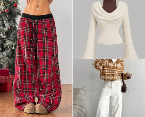 Outfits to slay at Christmas x cover photo collage