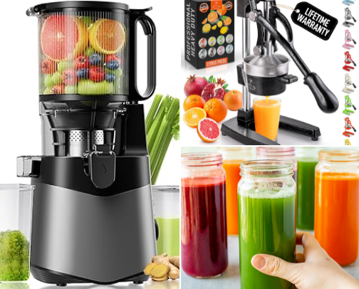 You got the Juice with easy juicers cover photo collage