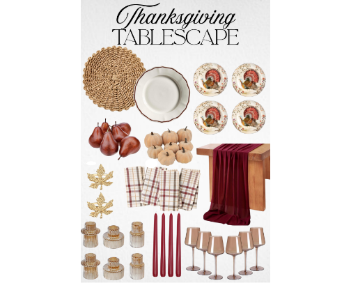 Thanksgiving Tablescape cover photo collage