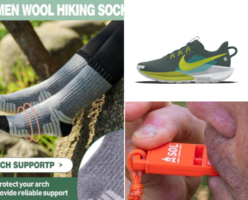 Hiking, But Make It Minimal Effort cover photo collage
