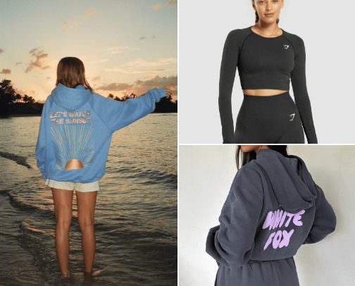 clothing cover photo collage