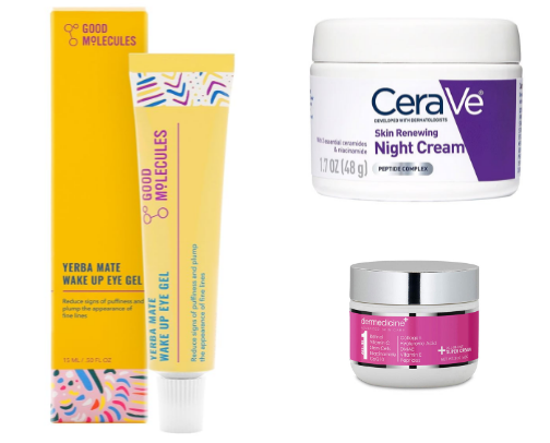 Skincare for 35+ skin cover photo collage