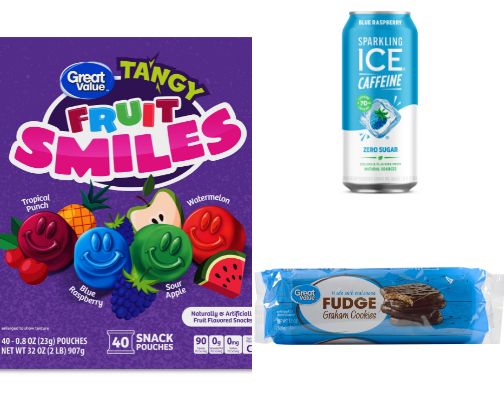 Snacks and treats cover photo collage