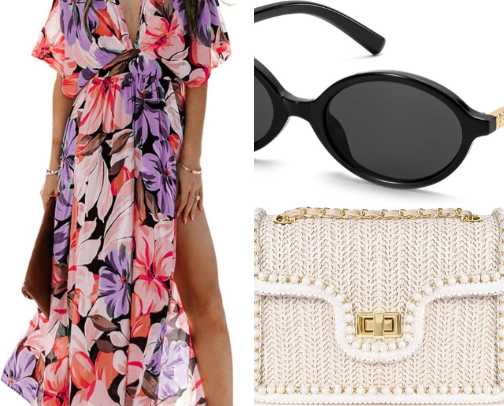 Curvy & Coastal🌞Plus size beach vacation wear cover photo collage