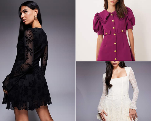 All Eyes On Me Dress cover photo collage
