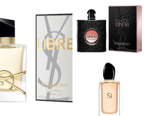 Fav perfumes ✨ cover photo collage
