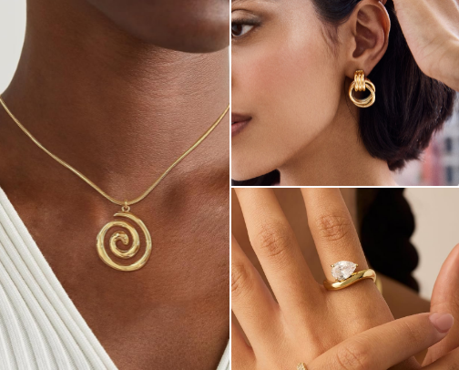 affordable jewelry that looks expensive cover photo collage