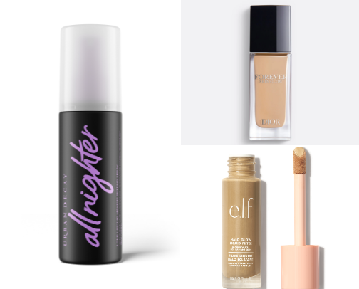 makeup holy grails 💄❤️‍🔥 cover photo collage