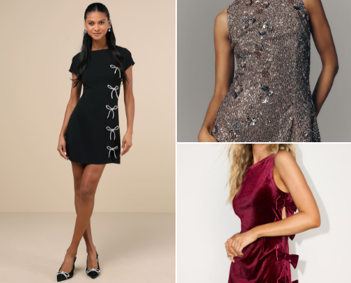 The Holiday Edit: Dressed to Dazzle cover photo collage