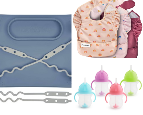 Screen-Free Restaurant Favorites for Baby & Toddler cover photo collage